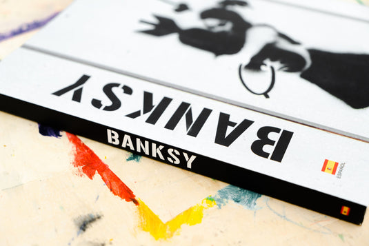 Banksy Ausstellungsbuch auf Spanisch