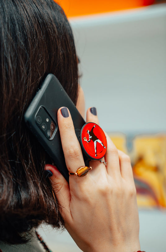 Pop Socket - Flower Thrower (Rot)