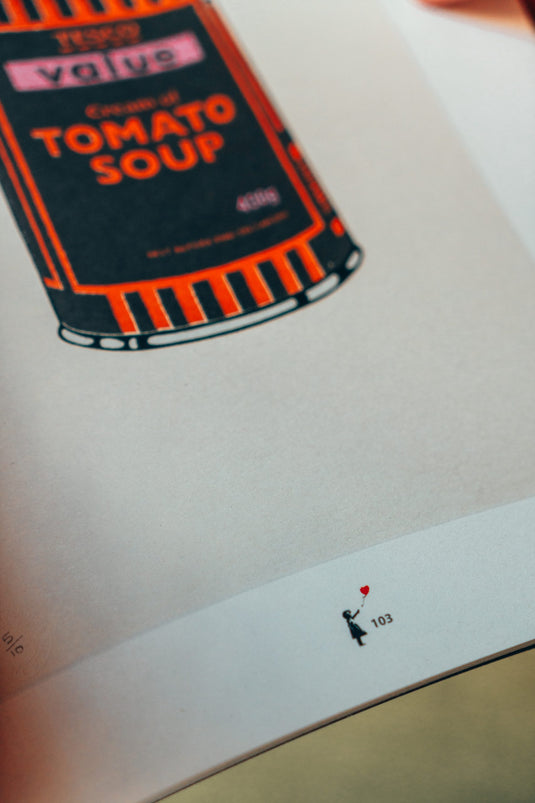 Banksy Ausstellungsbuch auf Spanisch