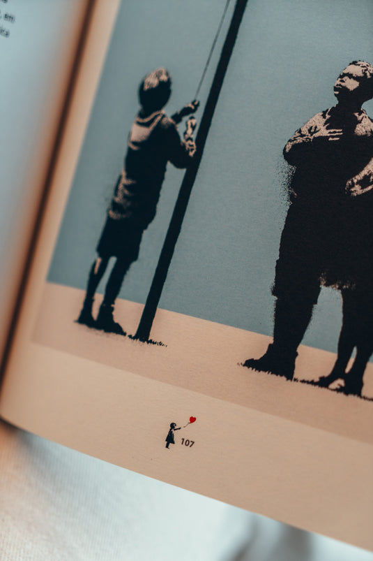 Banksy Ausstellungsbuch auf Deutsch