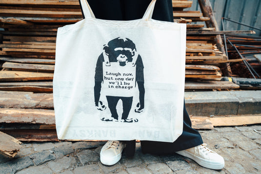 Jutebeutel groß - Laugh Now