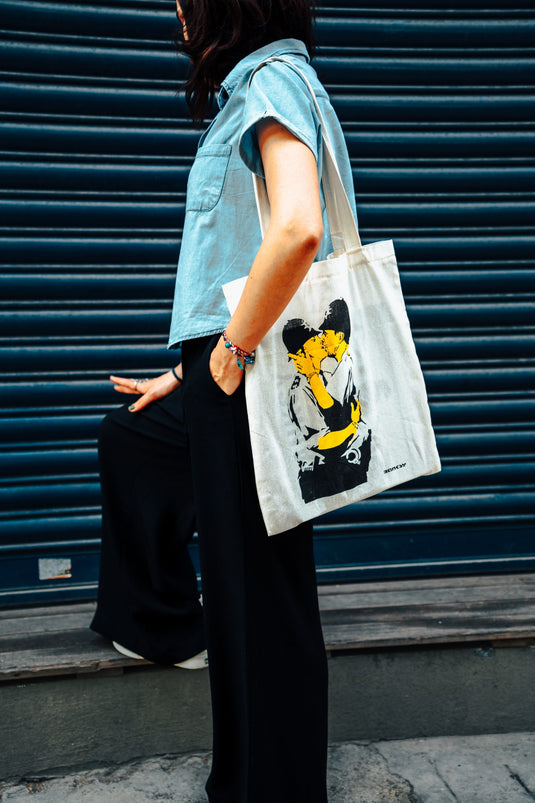 Jutebeutel klein - Kissing Copper