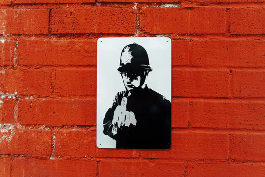 Metall Platte - Rude Copper