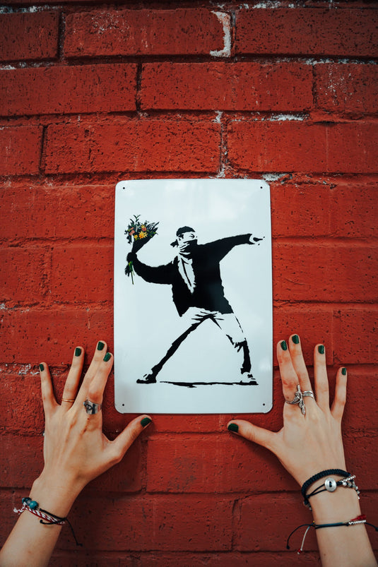 Metall Platte - Flower Thrower