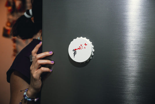 Magnet Flaschenöffner – Butterfly Girl