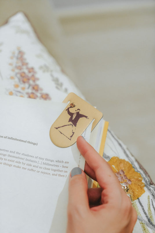 Metall Lesezeichen 3er Set - Gold