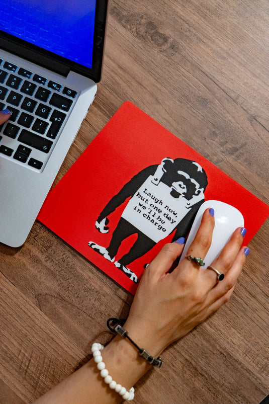 Mauspad - Laugh Now (Rot)