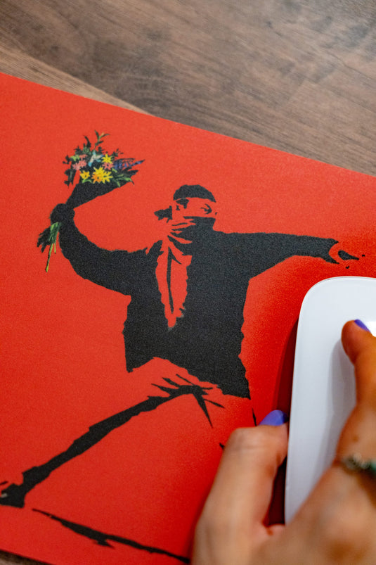 Mauspad - Flower Thrower (Rot)