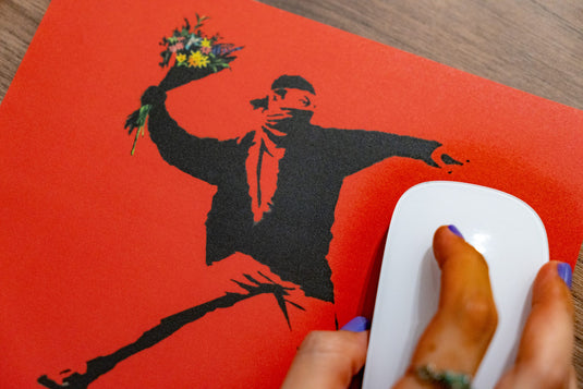 Mauspad - Flower Thrower (Rot)