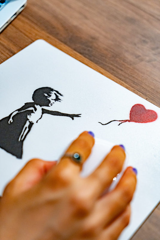 Mauspad - Girl with Balloon