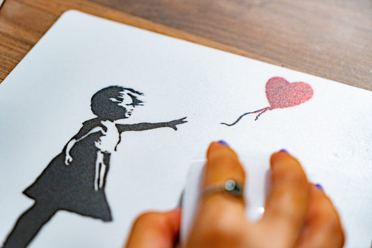 Mauspad - Girl with Balloon