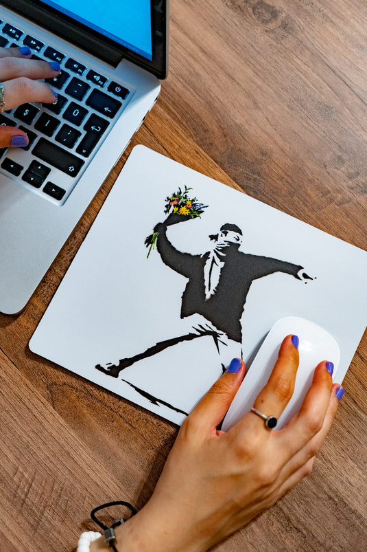 Mauspad - Flower Thrower