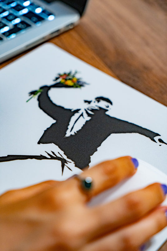 Mauspad - Flower Thrower