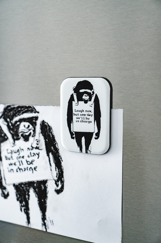 Kühlschrankmagnet - Laugh Now