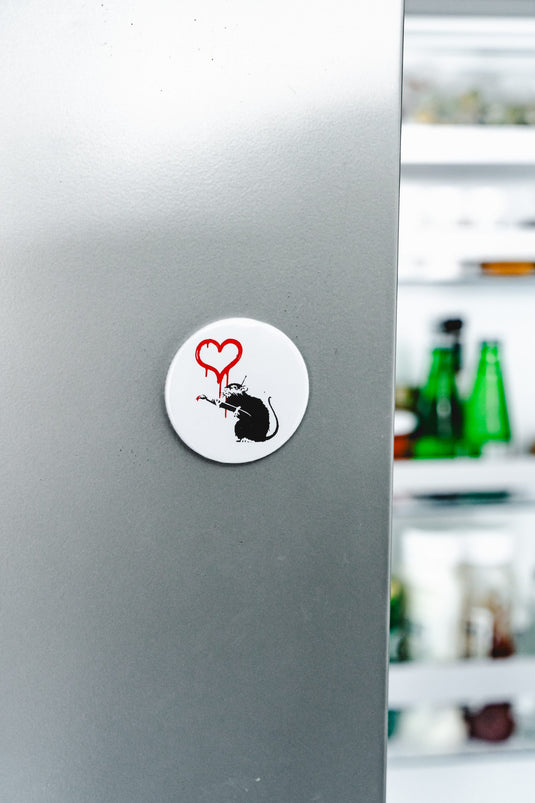Metall Magnet Flaschenöffner – Love Rat