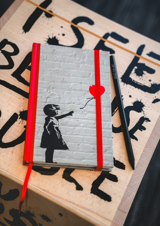 Notizbuch klein - Girl with Balloon