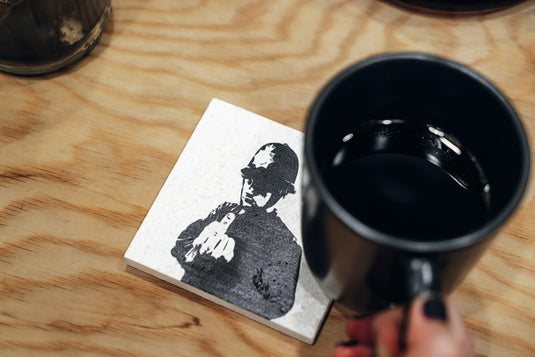 Stein Untersetzer - Rude Copper