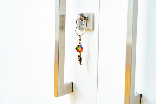 Metall Schlüsselanhänger - Floating Girl