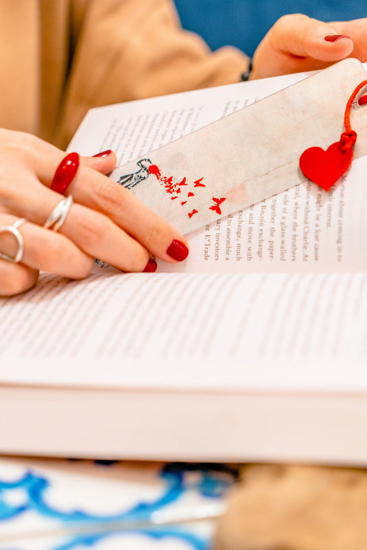 3D Lesezeichen - Butterfly Girl