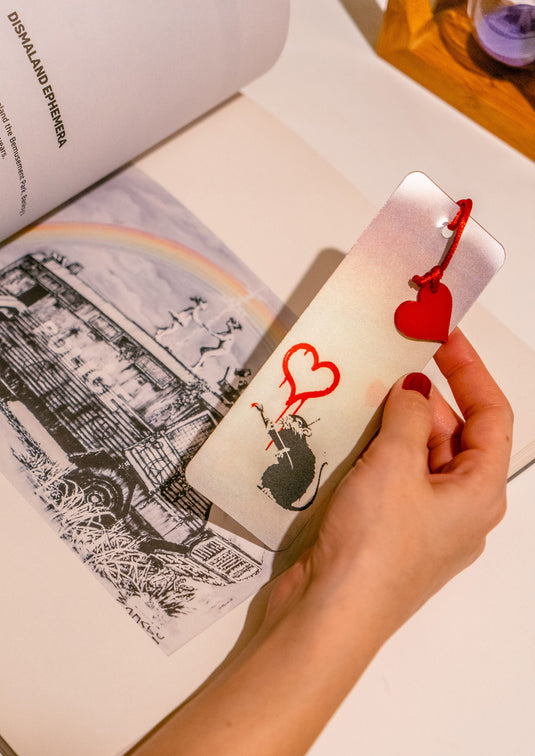 3D Lesezeichen - Love Rat