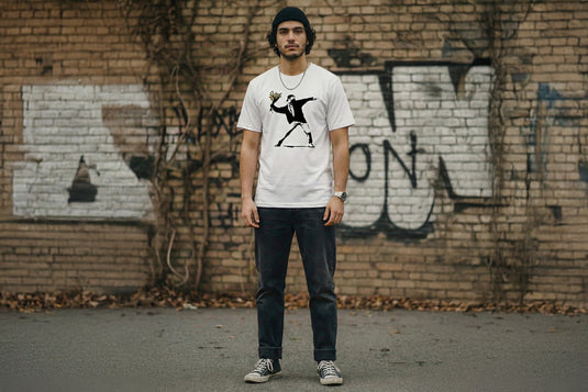 T-shirt - Flower Thrower Weiß