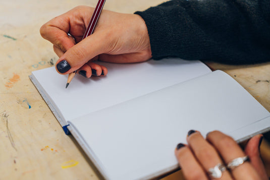 Notizbuch groß - Flower Thrower