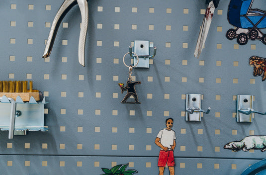 Metall Schlüsselanhänger - Flower Thrower