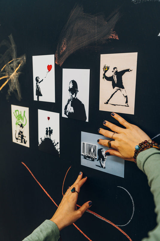 Girl With Baloon Postkarte 6er Pack