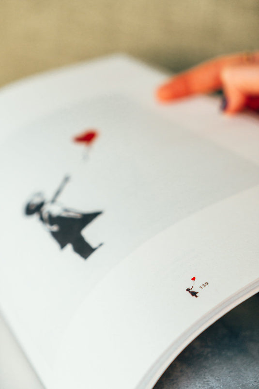 Banksy Ausstellungsbuch auf Französisch