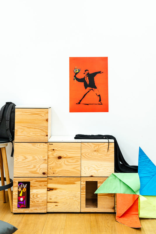 Poster - Flower Thrower Rot