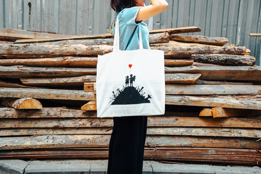 Jutebeutel groß - Kids On Guns