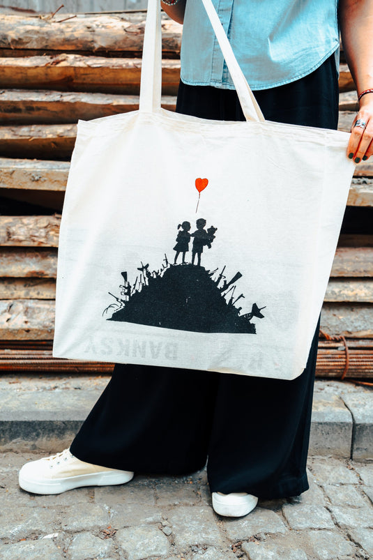 Jutebeutel groß - Kids On Guns