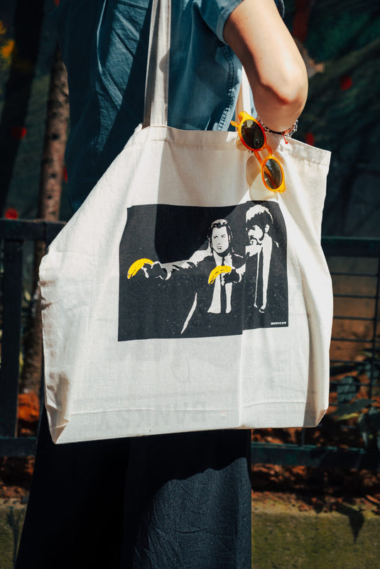 Jutebeutel groß - Pulp Fiction