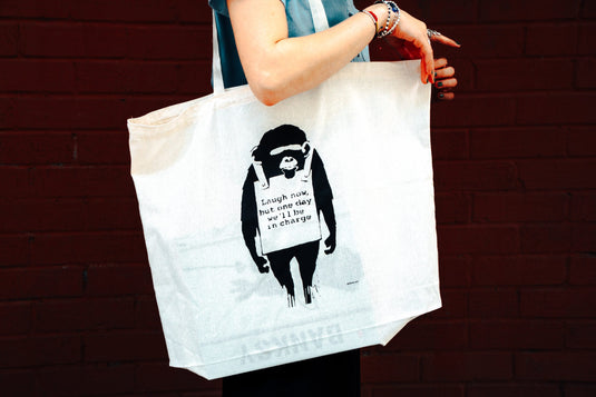 Jutebeutel groß - Laugh Now