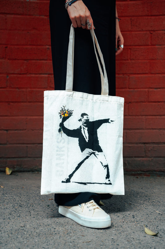 Jutebeutel klein - Flower Thrower