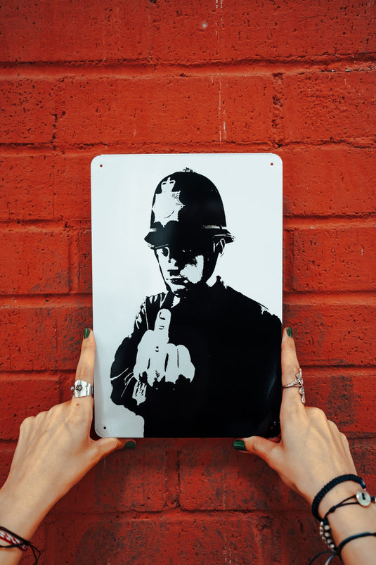 Metall Platte - Rude Copper