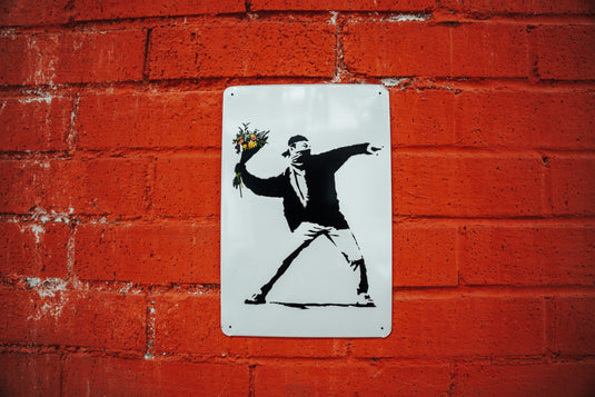 Metall Platte - Flower Thrower