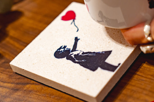 Stein Untersetzer - Flower Thrower