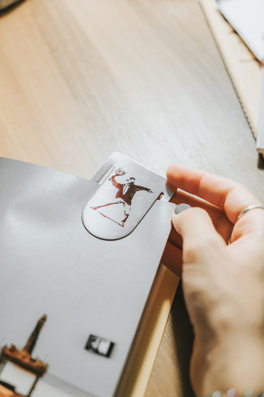 Metall Lesezeichen 3er Set - Silver