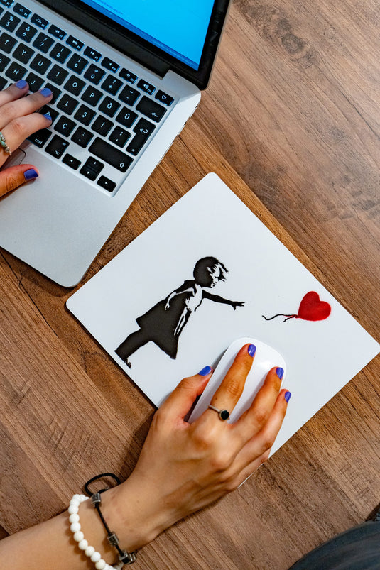 Mauspad - Girl with Balloon