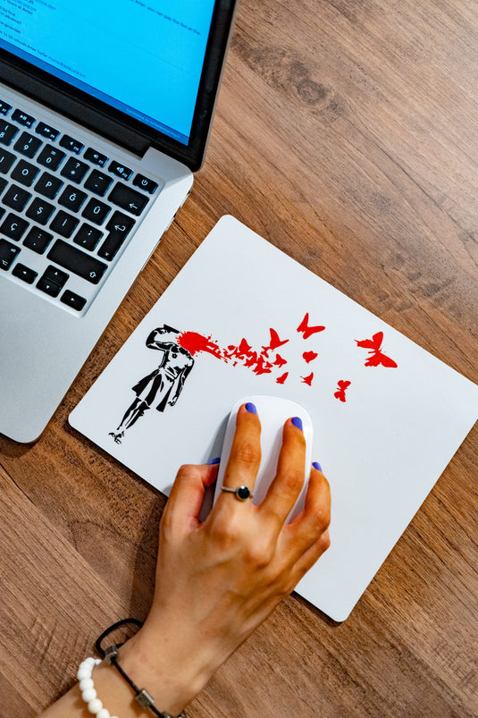 Mauspad - Butterfly Girl