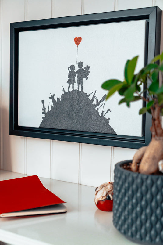 Leinwand - Kids on Guns