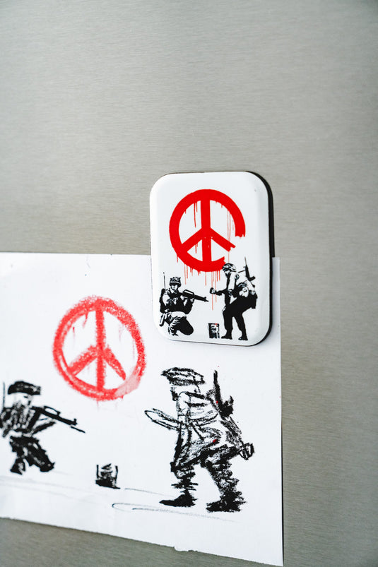 Kühlschrankmagnet - CND Soldiers