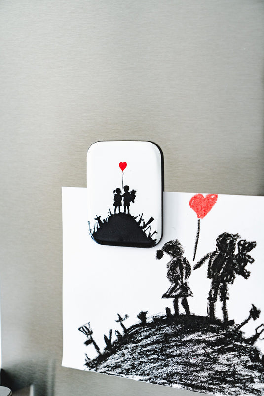 Kühlschrankmagnet - Kids on Guns