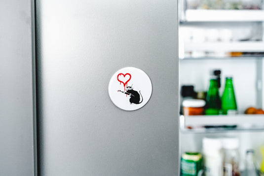 Metall Magnet Flaschenöffner – Love Rat
