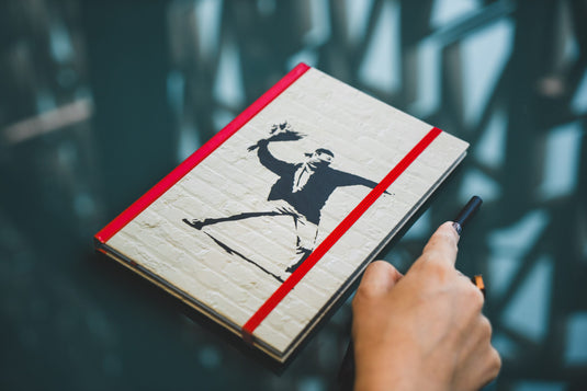 Notizbuch groß - Flower Thrower