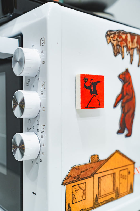 Stein Magnet - Flower Thrower (Rot)