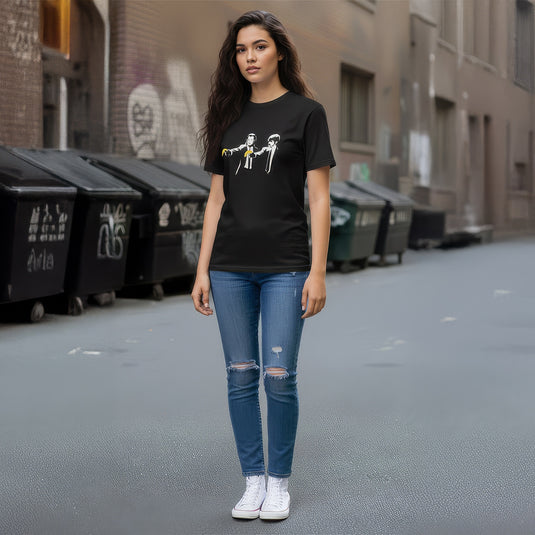 T-Shirt Pulp Fiction Schwarz