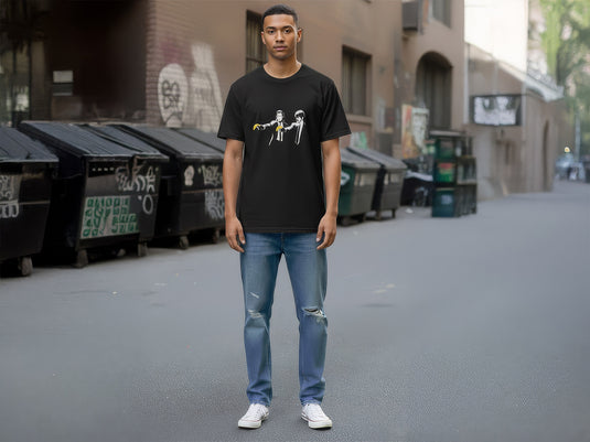 T-Shirt Pulp Fiction Schwarz